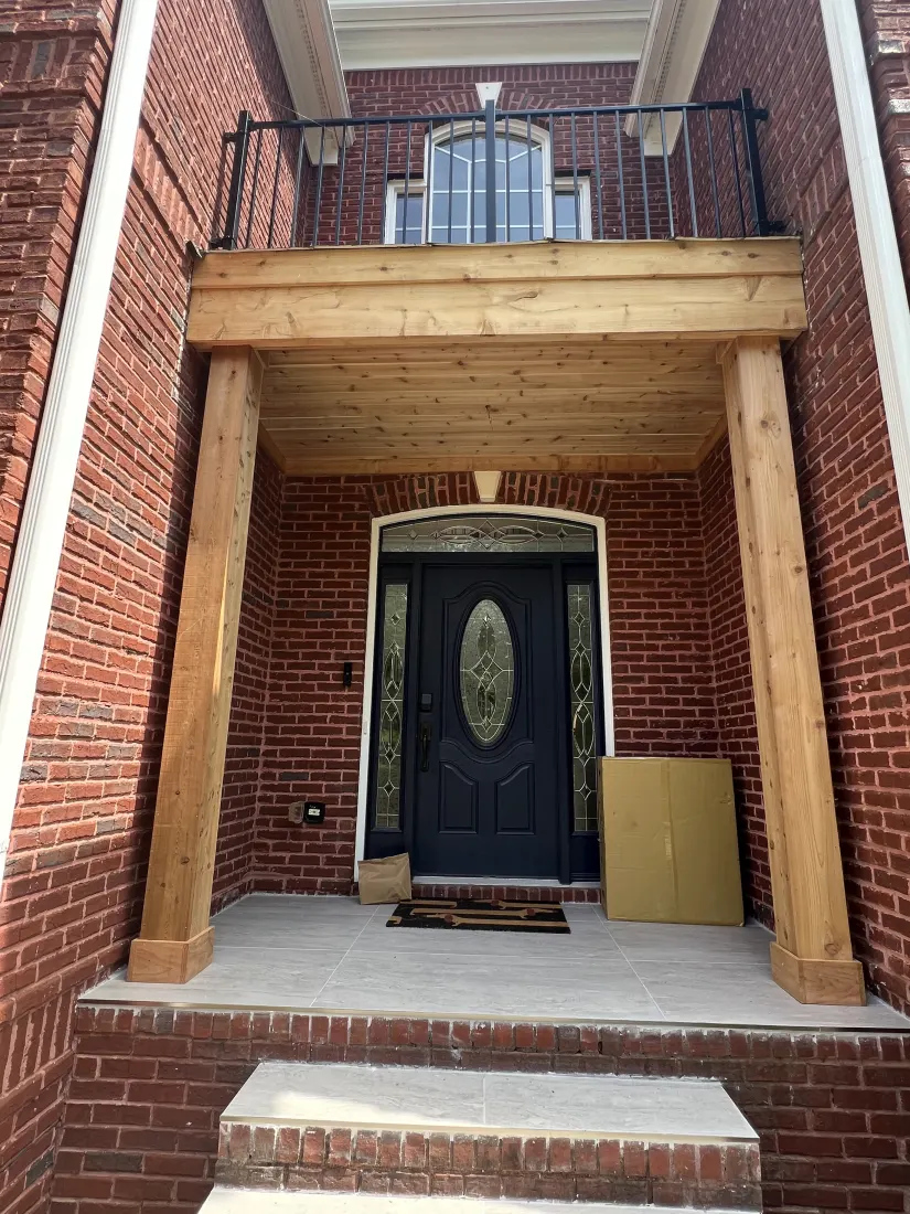 Front entry, before